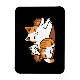 猫アートリラックス- 「レイズ・ファー・日」猫好き向け マグネット