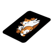 猫アートリラックス- 「レイズ・ファー・日」猫好き向け マグネット (左側)