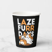 猫アートリラックス- 「レイズ・ファー・日」猫好き向け 紙コップ (裏面)