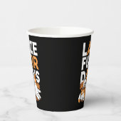 猫アートリラックス- 「レイズ・ファー・日」猫好き向け 紙コップ (左)