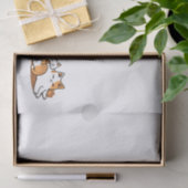 猫アートリラックス- 「レイズ・ファー・日」猫好き向け 薄葉紙 (ギフト)