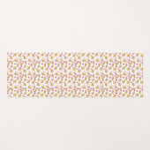 猫アートワーク |かわいい猫バレンタイン ヨガマット (正面(横))