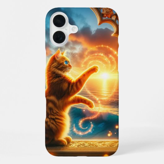 猫アートワーク iPhoneケース (裏面)