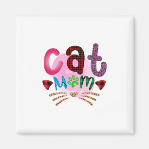 猫アート猫MOM_2 マグネット