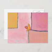 猫アート読書楽 - マーマレードは孤独を好む ポストカード (正面/裏面)