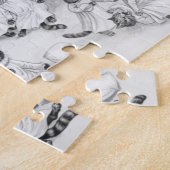 猫アート:ルイ・ウェイン1900 ジグソーパズル (側面)