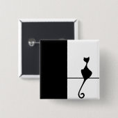 猫アート 缶バッジ (正面&裏面)