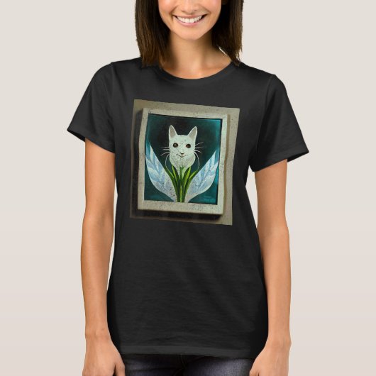 猫アート Tシャツ (正面)