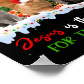 猫イエスがクリスマスの醜い季節の理由 ポスター (角)