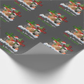 猫イエスがクリスマスの醜い季節の理由 ラッピングペーパー (角)