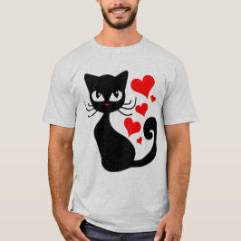 猫イメージメンズベーシックTシャツ Tシャツ