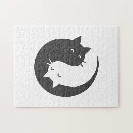 猫インとヤンマンダラ – 背景コロを選択 ジグソーパズル (横)