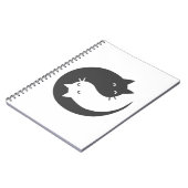 猫インとヤンマンダラ – 背景コロを選択 ノートブック (左側)