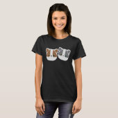 猫インスパイア自然 Tシャツ (正面フル)