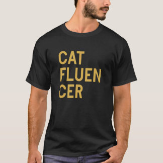 猫インフルエンサー ソーシャルメディア ペット アニメ Tシャツ