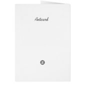 猫ウェルカムカード (裏面)