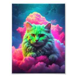 猫ウォールアートポスター フォトプリント