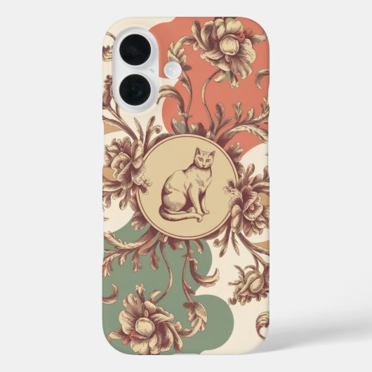 猫エレガントの芸術的表現 Case-Mate iPhoneケース (裏面)