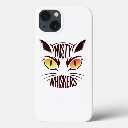 猫エレガントひげ Case-Mate iPhoneケース (裏面)