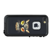 猫エレガントひげ LifeProof iPhoneケース (裏面横)