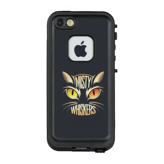 猫エレガントひげ LifeProof iPhoneケース (裏面)