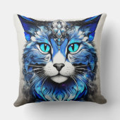 猫エレガントデザイン クッション (裏面)