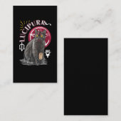 猫オカルトキッテンゴシック動物サタン 名刺 (正面/裏面)