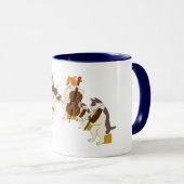 猫オーケストラ-バイオリン·キャット マグカップ (正面右)