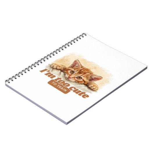 猫オーナーギフトユーモアのある引用文 ノートブック (左側)