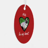 猫カスタマイズの献上品 メタルオーナメント (正面右)