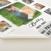 猫カスタムの写真縁どの色あせ シェルパブランケット (3/4)