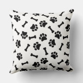 猫カスタムの足の漫画 クッション (裏面)