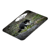 猫カスタム文字マグネット マグネット (左側)