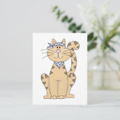 猫カッコいいだ ポストカード (スタンド正面)