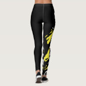 猫カッコいいの遊エレキギター レギンス (裏面)