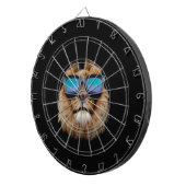 猫カッコいい一匹 ダーツボード (正面右)