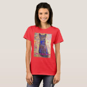 猫カッコいい禅 Tシャツ (正面フル)