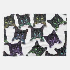 猫カッコいい キッチンタオル