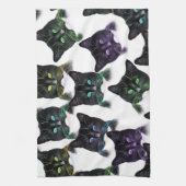 猫カッコいい キッチンタオル (縦)