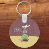 猫カッコいい! キーホルダー (正面)