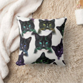 猫カッコいい クッション (ブランケット)