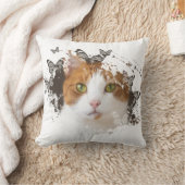猫カッコいい クッション (ブランケット)