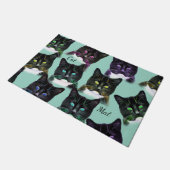 猫カッコいい ドアマット (アングル)
