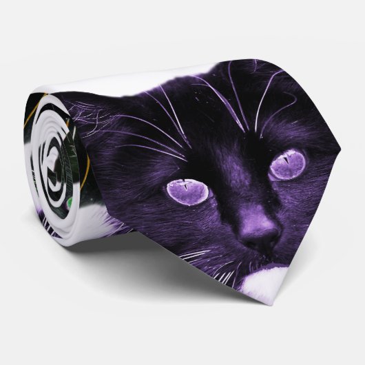 猫カッコいい ネクタイ (ロール)