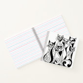 猫カッコいい ノートブック (内部)