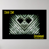 猫カッコいい ポスター (正面)