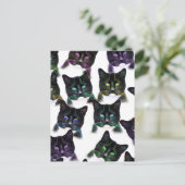 猫カッコいい ポストカード (スタンド正面)