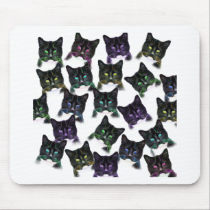 猫カッコいい マウスパッド