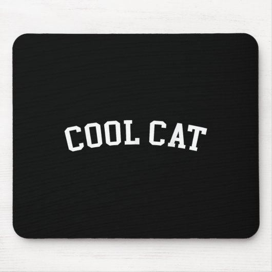 猫カッコいい マウスパッド (正面)