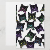 猫カッコいい 便箋 (正面/裏面)